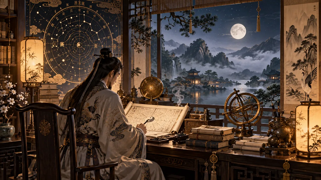 Mười bốn điểm sao trên thiên bàn cổ phong